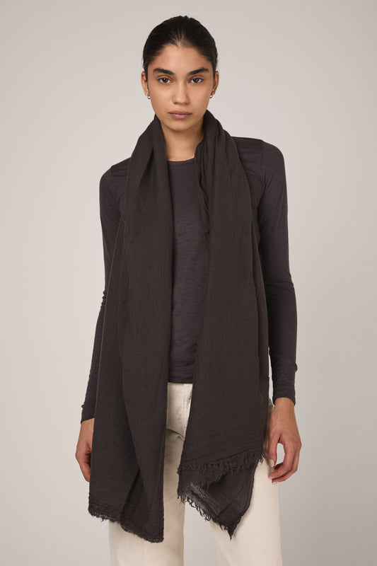 Net Cashmere Scarf in Antra