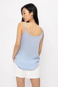 PRIVATE 0204 Silk Camisole in Ciel Blue