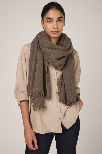 Sim Cashmere Scarf in Koff