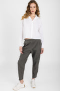 PRIVATE 0204 Ultra Fine Poplin Cotton Shirt in White