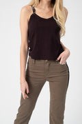 RE/DONE Modern Jersey Tank Top in Black