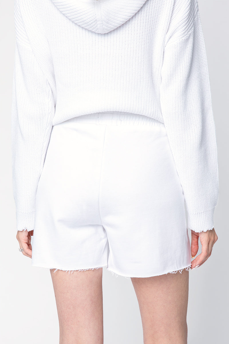 RTA Ilona Sweat Short in White