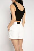 RTA Inez Short in White