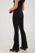 SABLYN Bailey Pintuck Flare Legging in Black