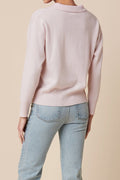 SABLYN Darlene Collar Sweater in Blushing