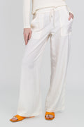 SABLYN Baxter Drawstring Wide Leg Pant in Gardenia