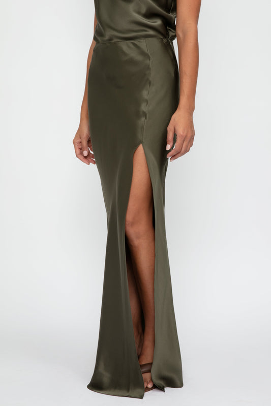 SABLYN Isabella Silk Skirt in Kernwood