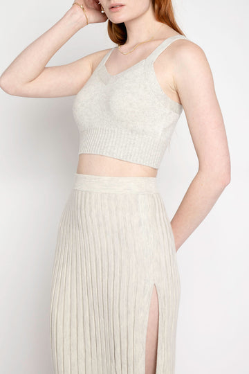 SABLYN Joyce Ribbed Top in Blizzard