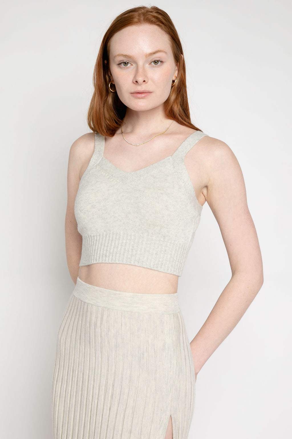 SABLYN Joyce Ribbed Top in Blizzard