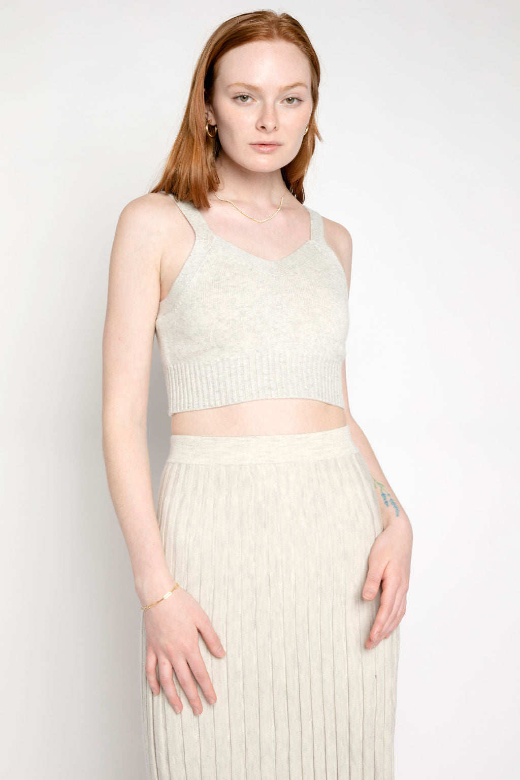 SABLYN Joyce Ribbed Top in Blizzard
