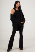 SABLYN Bailey Pintuck Flare Legging in Black