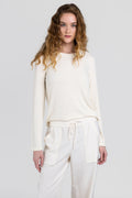 SABLYN Ryder Rib Knit Top in Gardenia