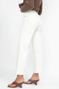 SLVRLAKE Grace Crop Jean in White White