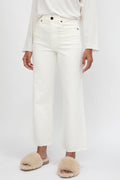 SLVRLAKE Grace Crop Jean in White White