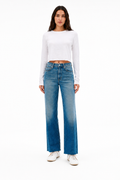 SLVRLAKE Grace High Rise Jean in Laurel Canyon