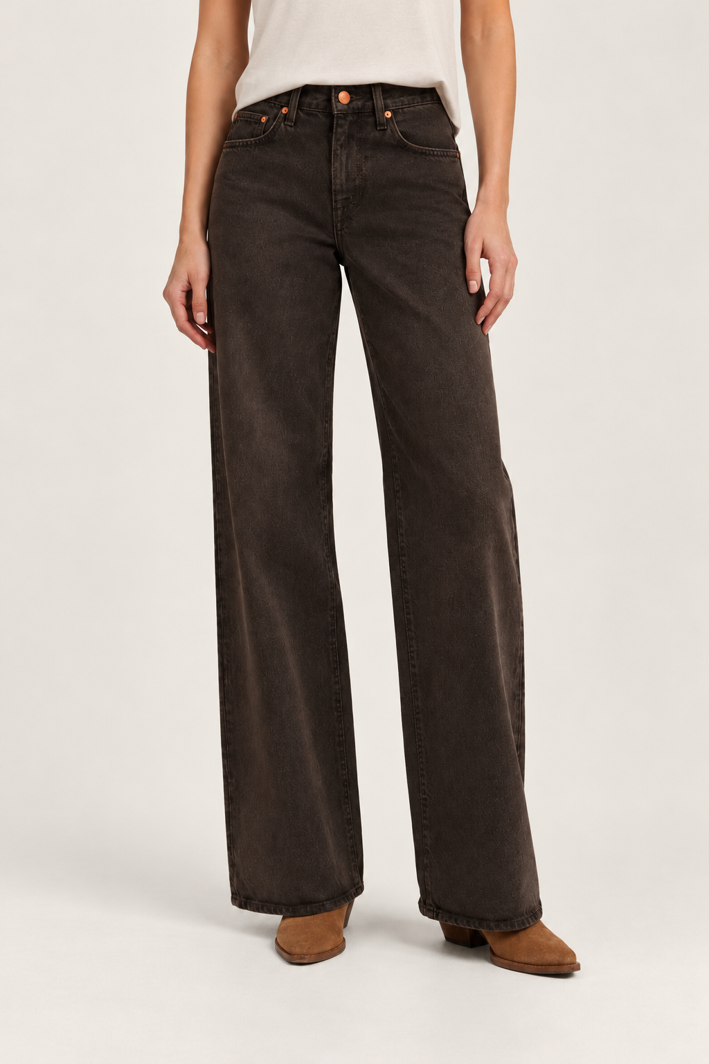 SLVRLAKE Grace High Rise Jean in Northern Cedar
