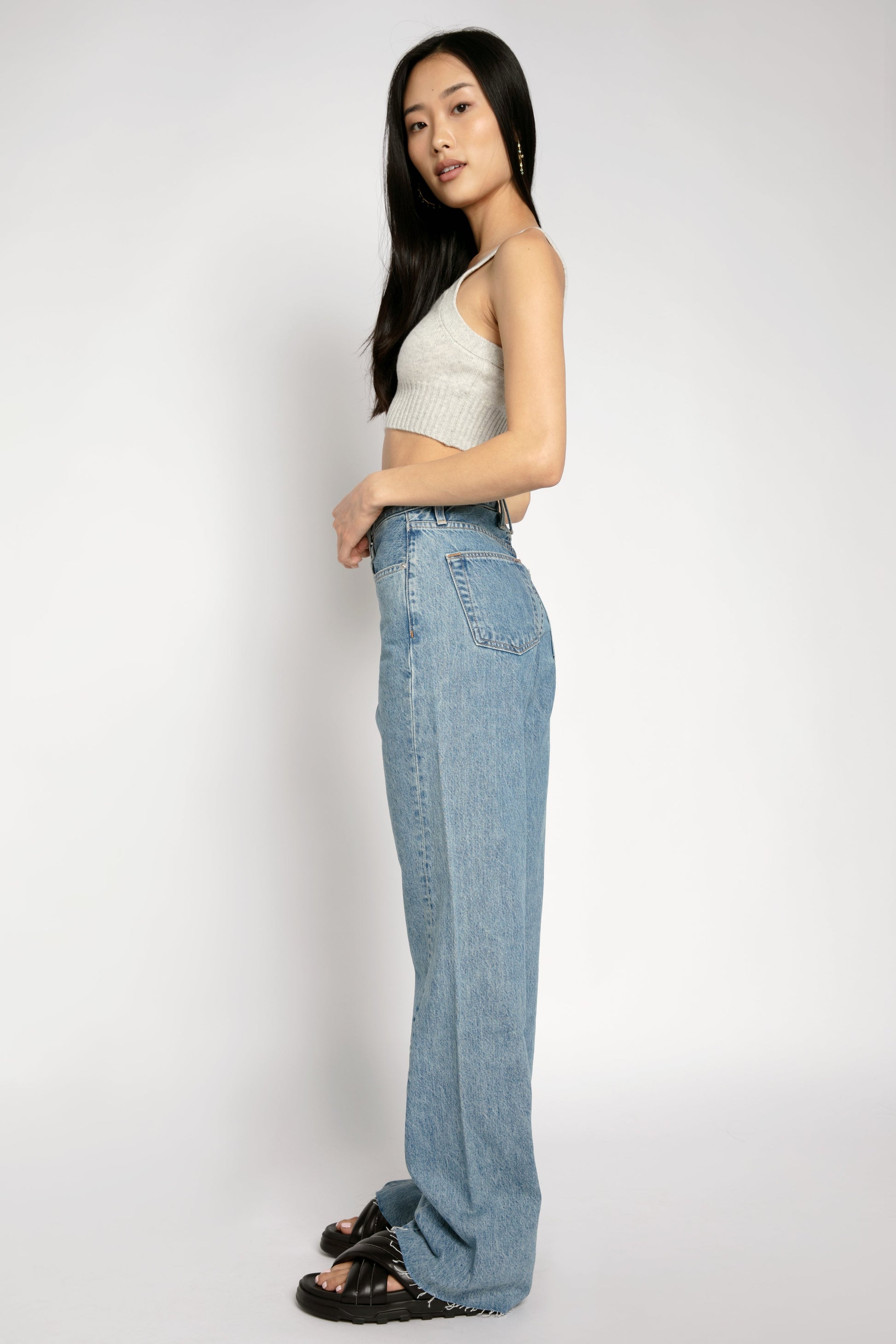 SLVRLAKE Grace Twisted Seam Jean in Fool for Love