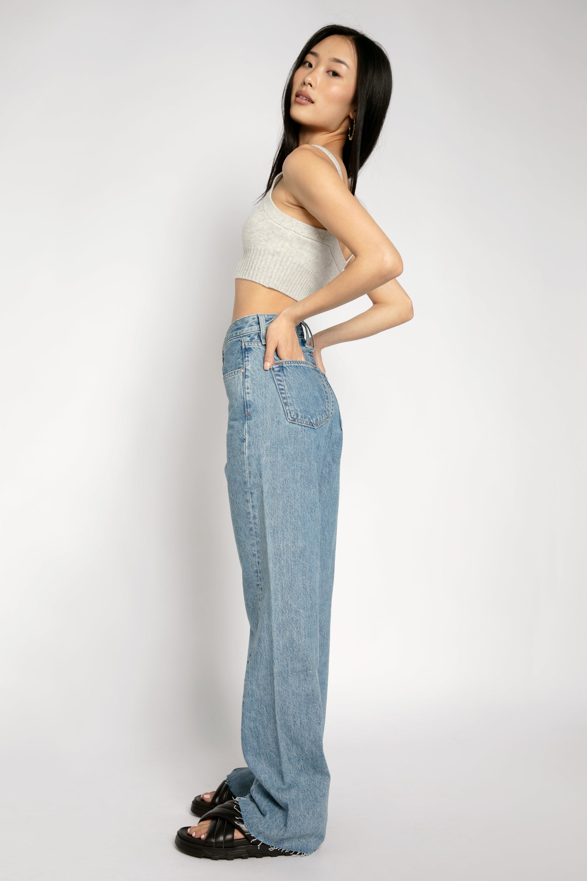 SLVRLAKE Grace Twisted Seam Jean in Fool for Love