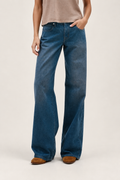SLVRLAKE Lexi Low Rise Jean in Mystic Lake