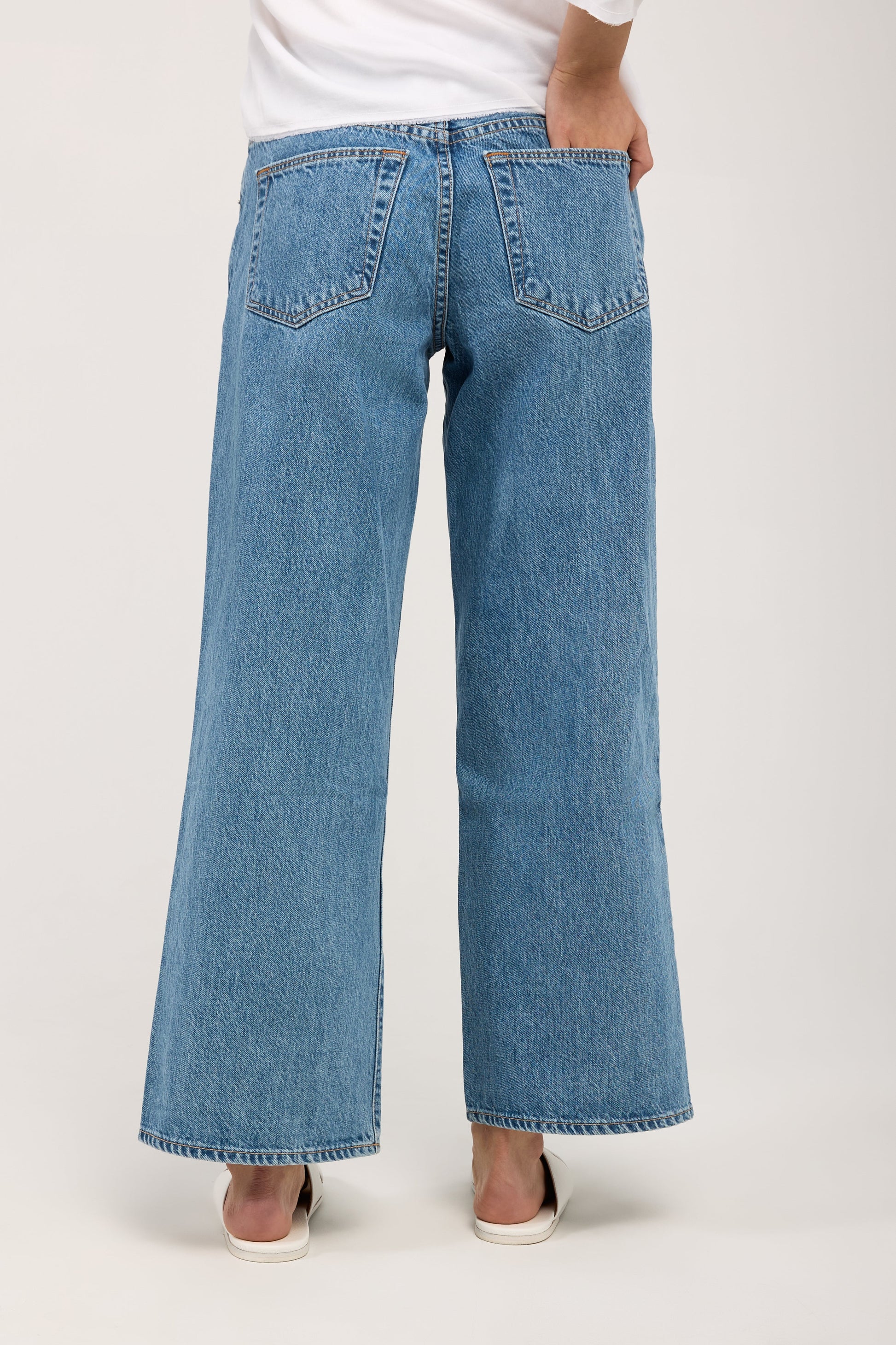 SLVRLAKE Mica Crop Jean in Killing Time