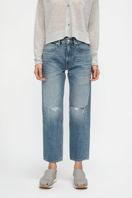 SLVRLAKE Sophie Crop Jean in Badlands