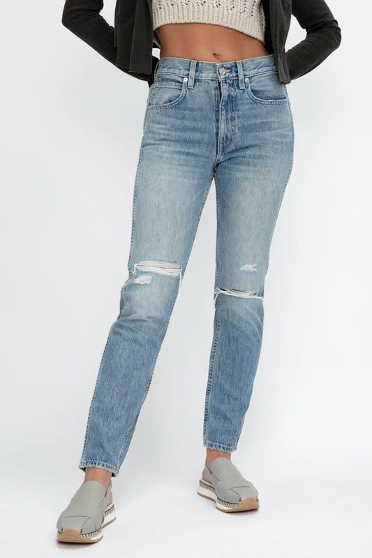SLVRLAKE Virginia Slim Jean in Crossroads