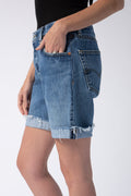 RE/DONE 90s Relaxed Short in Indigo