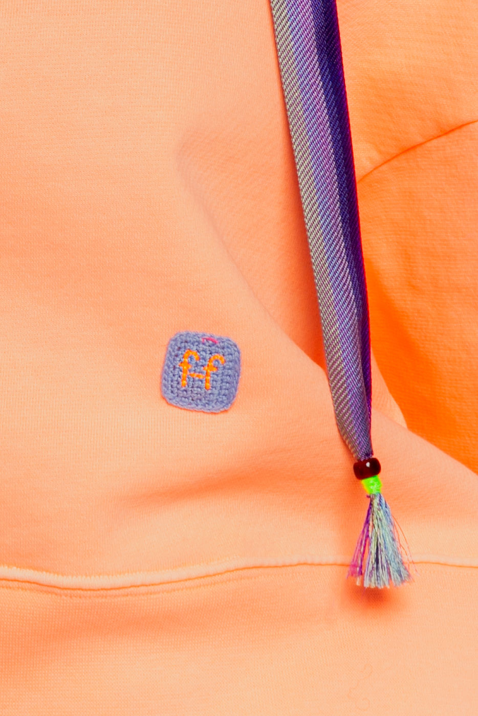 FORTE FORTE Cotton Hoodie in Light Orange