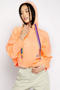 FORTE FORTE Cotton Hoodie in Light Orange