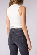 CITIZENS OF HUMANITY Debi Ribbed Bodysuit in Cloud Dancer