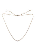 L.A. STEIN Diamond Tennis Necklace in Yellow Gold