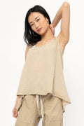 TANDEM Flared Muslin Top in Bamboo