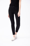 L'AGENCE Margot High Rise Skinny in Noir