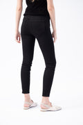 L'AGENCE Margot High Rise Skinny in Noir