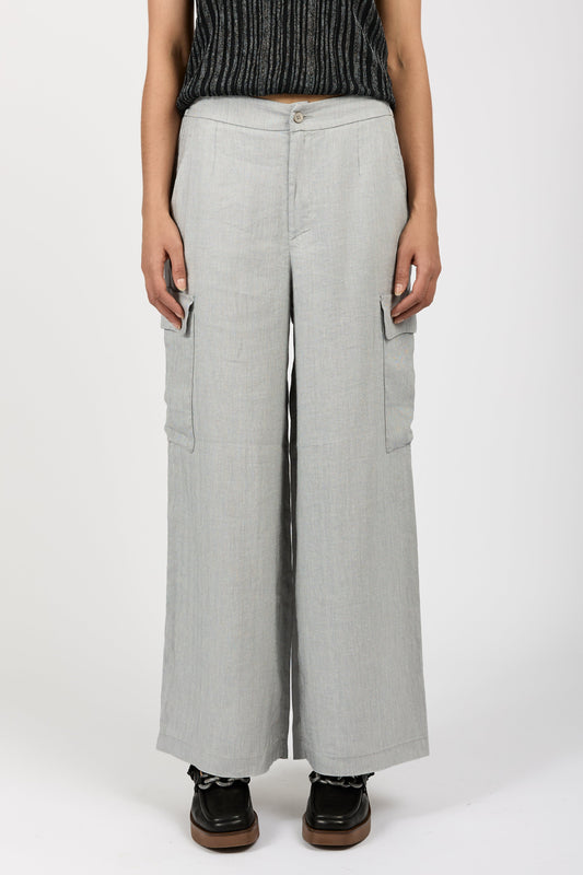 Comfort Fit Trouser Pant in Light Grey