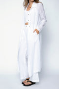 TRANSIT Duster Coat in White