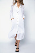 TRANSIT Duster Coat in White