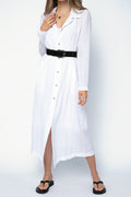 TRANSIT Duster Coat in White