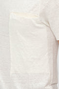 TRANSIT Linen T-Shirt in Ice