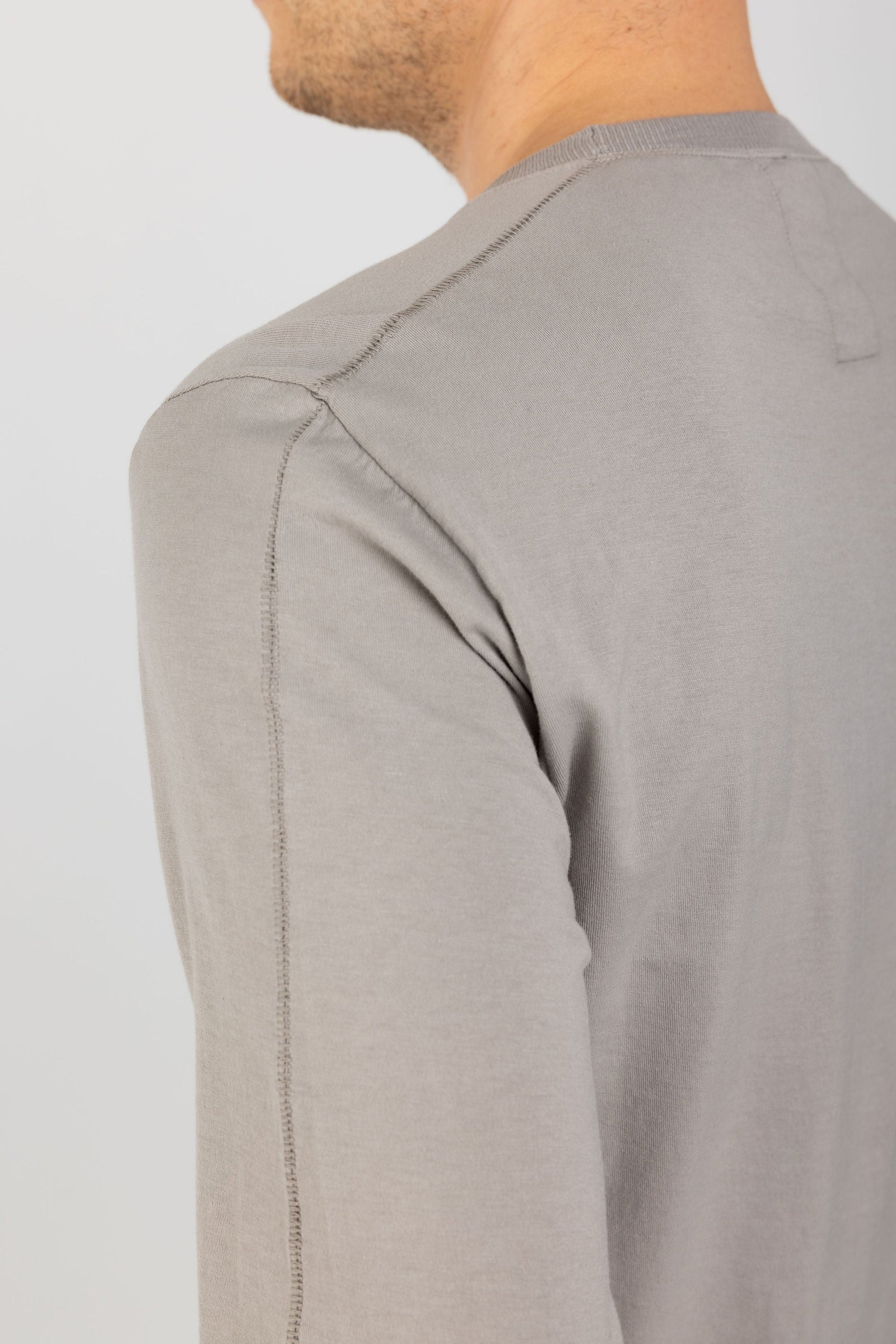 TRANSIT Long Sleeve T-Shirt in Stone