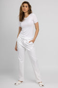 TRANSIT Ribbed T-Shirt in White
