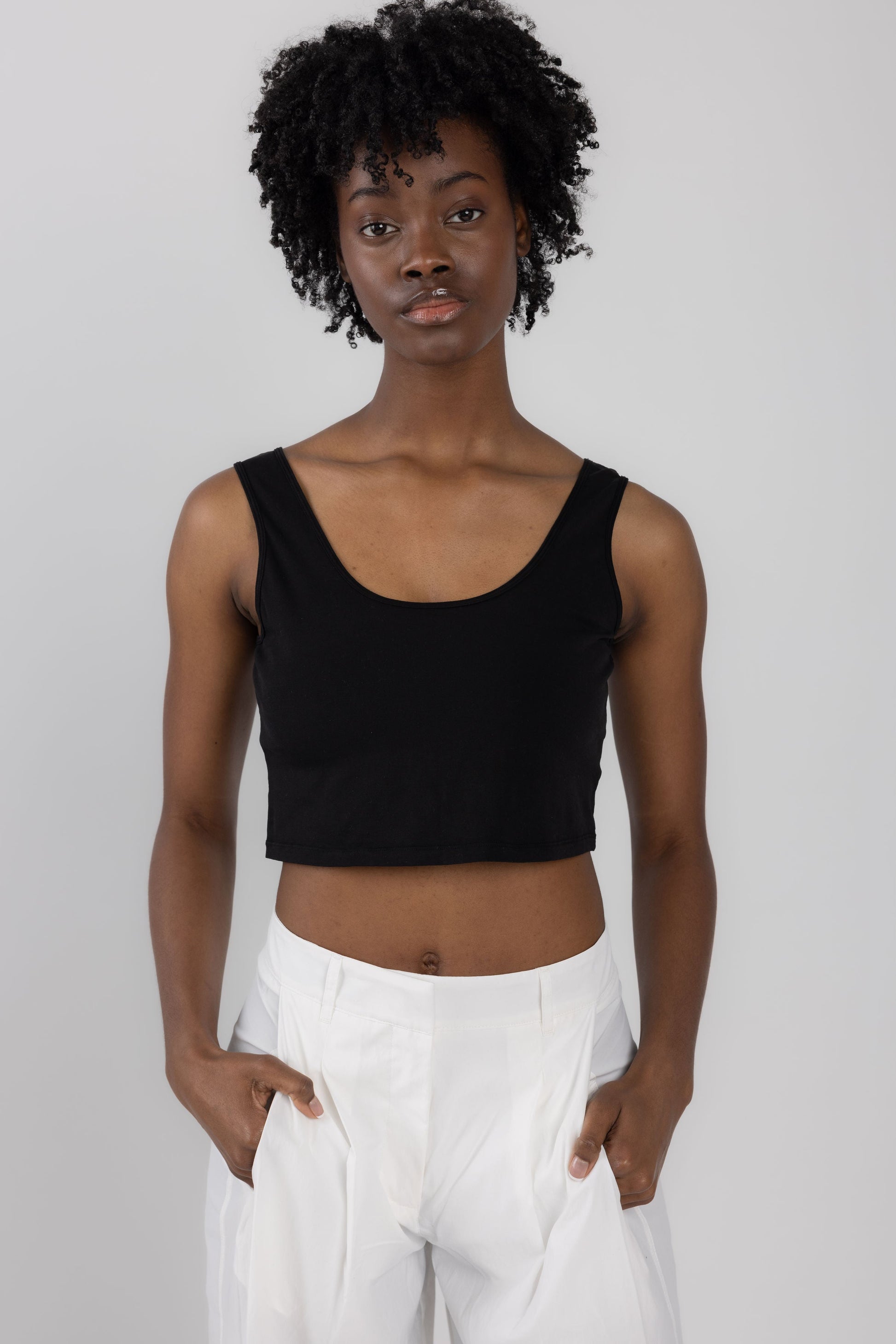 TRANSIT Simple Tank in Black