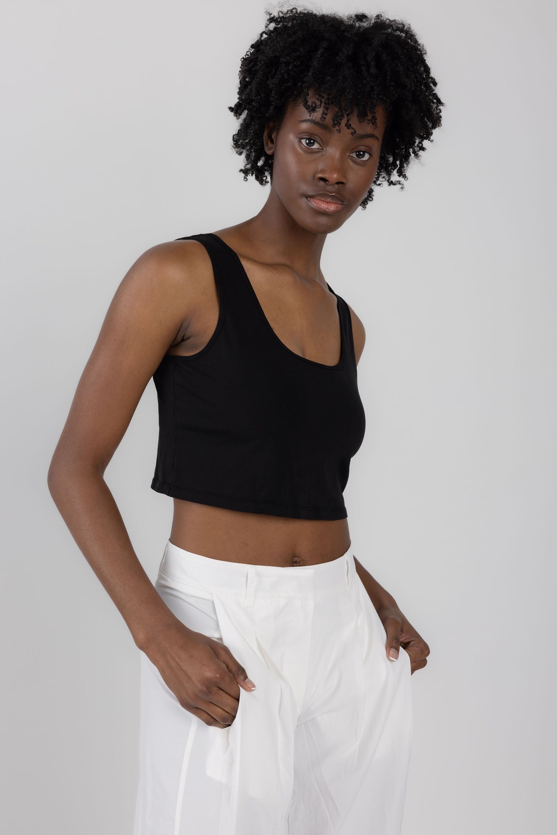 TRANSIT Simple Tank in Black