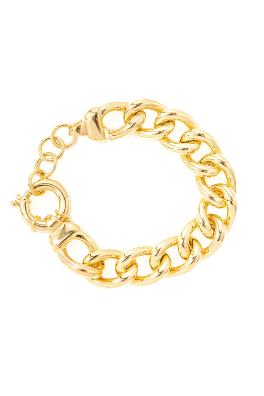 VELINA 925 Gold Large Grumetta Bracelet