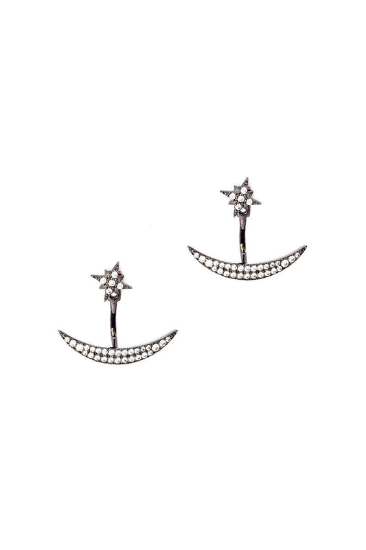 VELINA ACELINE-GUNMETAL Ear Jackets