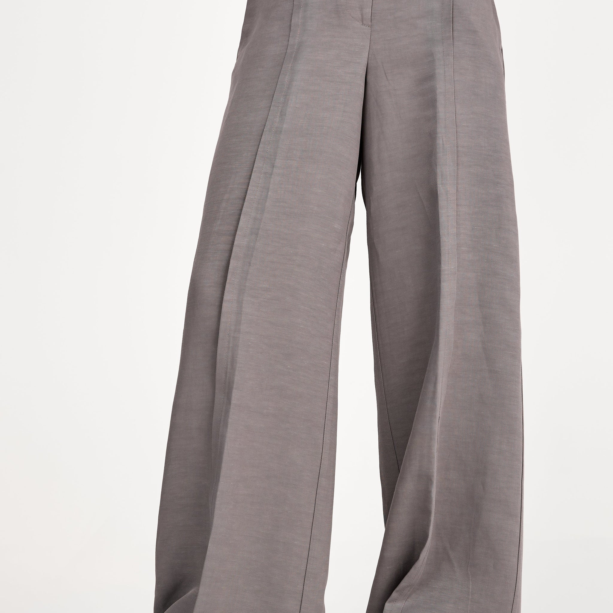 Wide Leg Pant in Grey