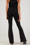 SABLYN Bailey Pintuck Flare Legging in Black